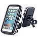 Bike Phone Mount, RISEPRO Waterproof Universal Case Bicycle & Motorcycle Mount Cradle Holder Dust Rain Snow Resistant for Smart Phone 5.7' iPhone 6 6S, 7, 7 Plus