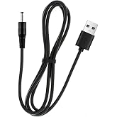 Charger Cord Replacement for Bitvae D2/R1/R2/S2 Electric Toothbrush, Compatible with Fairywill, Vekkia, Mornwell &amp; More, Black