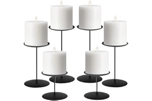 JSJSYO Mental Candle Holders for Pillar Candles Fireplace Candelabra Modern Iron Candlesticks Table Centerpiece Home Decorati