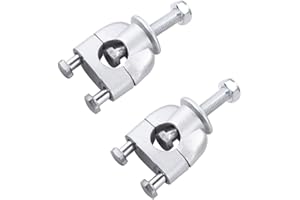 Anxingo 7/8" Motorcycle Handlebar Riser Mount Universal Handle Bar Risers Clamp for Motorcycle Dirt Bike ATV Harley Kawasaki 