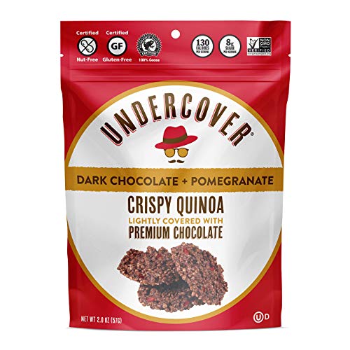 UNDERCOVER CHOCOLATE QUINOA CRISPS DARK CHOCOLATE VARIETY PACK