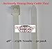 Serious Ties - Extra Heavy Duty Cable Ties (50, 48 Inch/175Lbs/Natural)