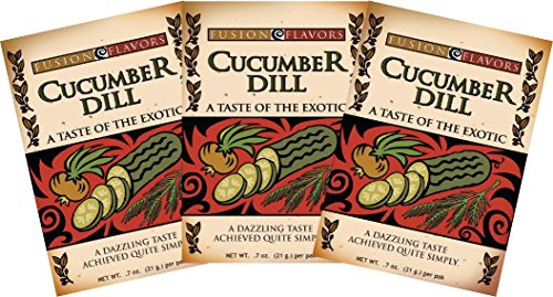 Fusion Flavors Dip Seasoning Mixes (Cucumber Dill 3 Pack)