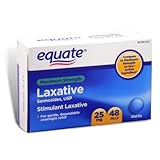 Equate Maximum Strength Laxative Pills, Sennosides 25 mg, Total of 144 Pills (Pack of 3)