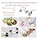 Three Keys Silver Tone Initial Necklace 0.63