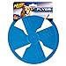 Nerf Dog Classic Flyer Dog Toy, Flying Disc, Lightweight, Durable and Water Resistant, Great for Beach and Pool, 6.5 inch diameter, for Medium/Large Breeds, Single Unit, Blue