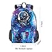 School Backpack Anime Cartoon Backpack Luminous Galaxy Backpack for Girls Boys Teenagers
