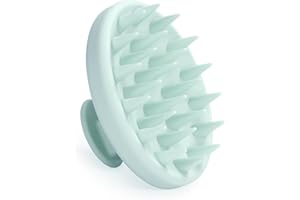 Meartchy Silicone Scalp Massager, Scalp Scrubber for Hair Growth with Soft Bristles, Scalp Exfoliator Brush Dandruff Removal Shampoo Brush for Wet Dry Scalp Care (Mint Green)