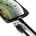 Satechi Flexible Apple MFi Certified Lightning USB Charging Cable - Compatible with iPhone 11 Pro Max/11 Pro/11, Xs Max/XS/XR/X, 8 Plus/8 (10-Inch, Black)