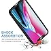Onthis IPX-1 iPhone X Case, 360° Full-Body Protective Dual Layer Ultra Slim Shockproof PC Case Cover with 2 Packs of Tempered Glass Screen Protector for iPhone x, iPhone 10 (Black)