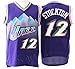Men's Adult #12 John Stockton Jersey Purple