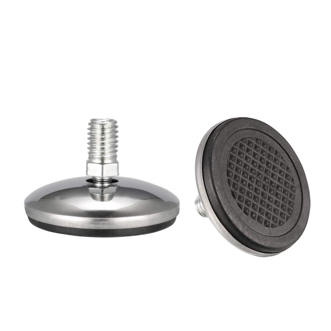 sourcing map Furniture Levelers, 18mm to 22mm Adjustable Height M10 x 12.5mm Threaded, 10Pcs