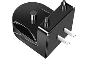 KOPBTBOY ﻿Electric Toothbrush Charger for AquaSonic Electric Toothbrush, Wireless Wall Charger for AquaSonic Black Series/AquaSonic Vibe Series Toothbrush, Save Space/Waterproof/Portable (Black)