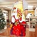 Monoche Christmas Personality Apron Perfect for Bar Kitchen Cooking Baking Crafting Restaurant Xmas Decoration (D)thumb 1