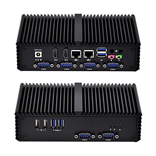 Get QotomQ350P Fanless Mini PC Win 10 Core i5 4200U Intel HD Graphics