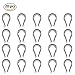 M6 304 Stainless Steel 7/32” - 1/4” Diameter Wire Rope Cable Thimbles Rigging, 20 Pcs