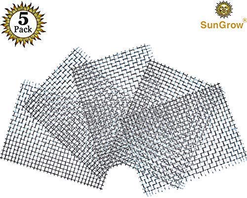 Luffy Moss Wall Mesh Kit (5 pcs) - Stainless Steel, Strong and Flexible, Enhance Aquarium with a Luscious Green Moss Wall or Moss Floor: Easy to Use with All Aquatic Plants Including Java and Pellia