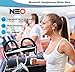 NEO Bluetooth Headphones Black-Wire With Advanced Features: Wireless Earbuds Bluetooth 4.1 With Crystal Clear Microphone, Stunning HD Sound, Longest 10 Hour Charge. For Sport, Running,Walking,Gym,Work