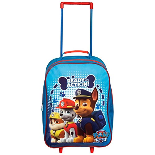 Kids Trolley Bag Childrens Wheeled Suitcase Disney Paw Patrol Travel