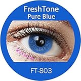 Women Multi-Color Cute Charm and Attractive Fashion Contact Lenses Cosmetic Makeup Eye Shadow Blue 2 with case by Dream TM