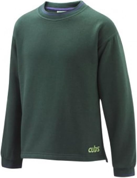 Cub Scouts Uniform Crew Neck Boy Scout Tipped Sweatshirt 38" Amazon.co.uk Clothing
