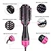 Hot Air Brush One-Step Hair Dryer & Volumizer, 4 in 1 Styler for Straightening, Curling, Salon Negative Ion brush Electric Blow Dryer Rotating Straightener Curl Brush For All hair reduce Frizzthumb 2