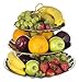 Extra Large 3 Tier Serving Tray(13.5x12x10in)-Great Use for Cake and Cupcake Stand,Appetizer and Platter Tray,Fruit and Cheese/Meat Tray.Tiered Stand is Perfect for Party Wedding BBQs and Holidays