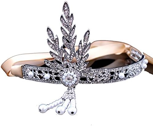 Lanbaodress Prom Queen Crown Quinceanera Pageant Crowns Tiaras for Women As Picture One Size