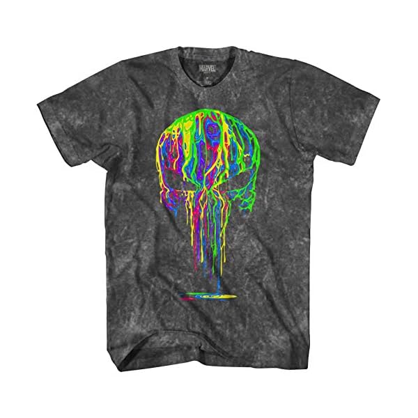 Marvel Punisher Drips Avengers Super Hero Adult Tee Graphic T-Shirt for Men Tshirt Clothing Apparel