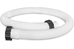 OWNWHIM 29060E Pool Hose - 1.5" Diameter, 59" Long, Fits 1,500 GPH Pumps, Saltwater & Sand Filters, 1 Pack