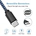 HokoAcc GFDHY USB Type C Cable, 4 Pack [3ft,6ft,6ft,10ft] USB C Cable Nylon Braided Fast Charger Cord For Samsung Note 8, Galaxy S8, Apple New Macbook, Nexus 6P 5X, Google Pixel, LG G5 G6