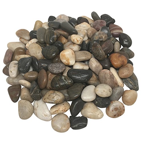 Royal Imports 5lb Large Decorative Ornamental River Pebbles Rocks for Fresh Water Fish Animal Plant Aquariums, Landscaping, Home Decor etc. with Netted Bag, Natural