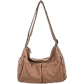 KBTYE Canvas Messenger Bag Cute Crossbody Tote Bag Shoulder for Women Men for School Aesthetic Hobo with Multiple Pockets