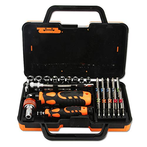 Schraubendreher Set Screwdriver Sets 31-in-1-Schraubendreher-Satz Ratschen-Schraubendreher für Haushaltsgeräte…