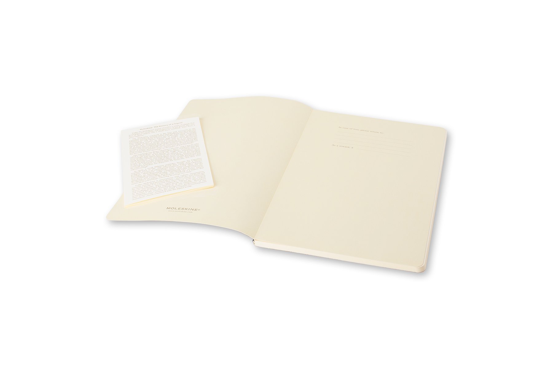 Moleskine Volant Journal, Soft Cover, XS (2.5" x 4") Plain/Blank, Coral