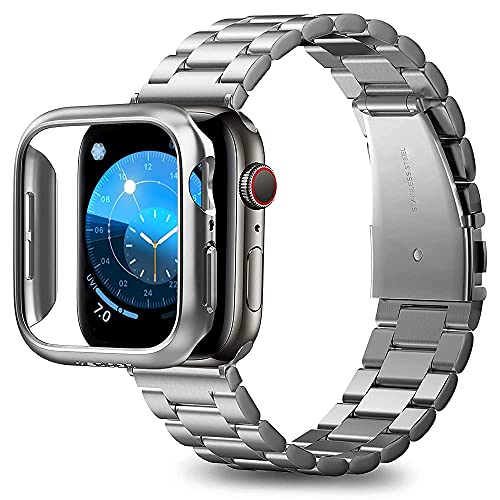 Spigen Apple Watch Metal Strap 44mm Spigen Thin Fit Case And