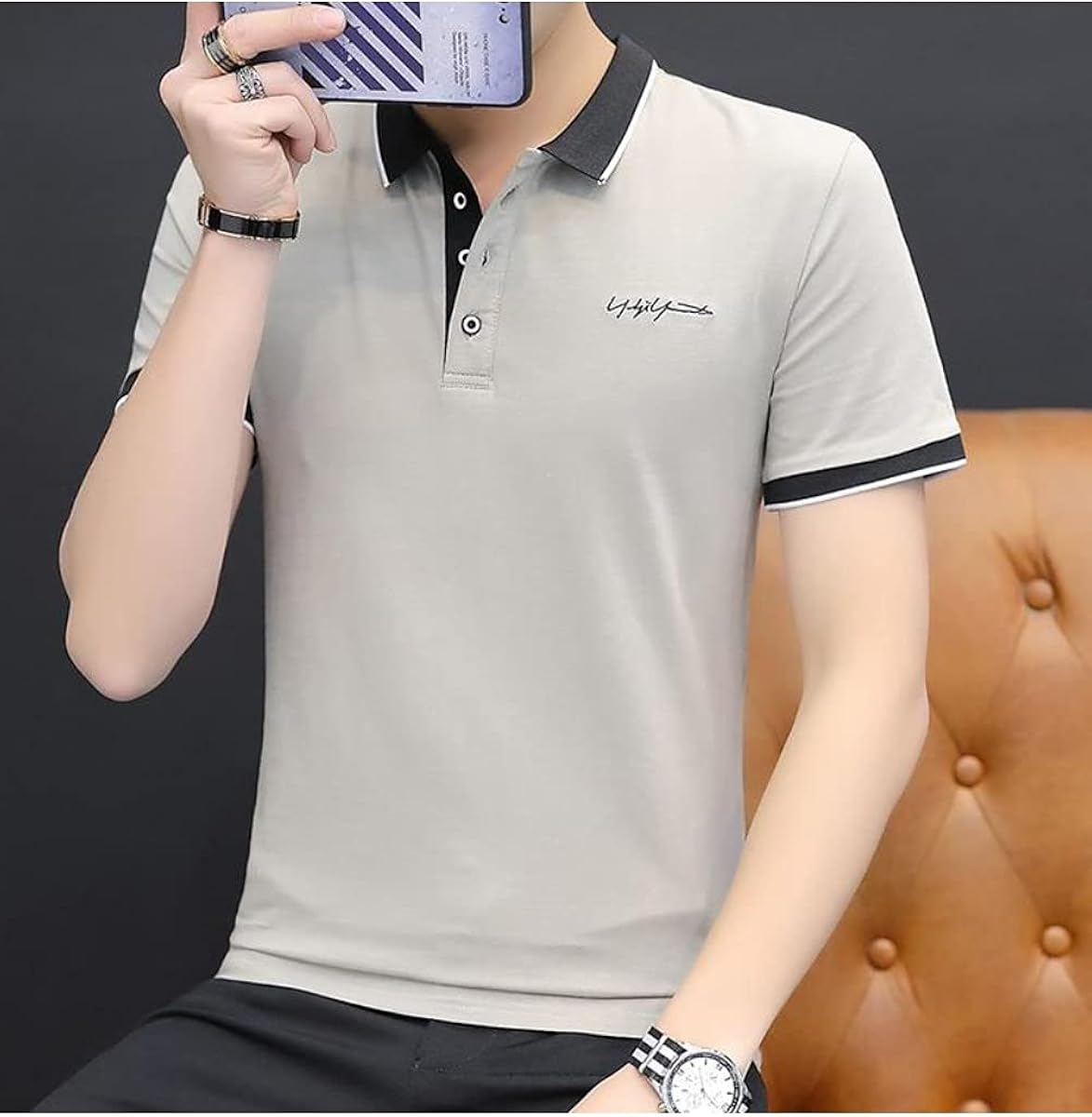 Amazon Meryueru メリュエル 選べる 3タイプ カジュアル ポロシャツ 大人 スタイル お洒落 トップス 半袖 シャツ メンズ ポロシャツ 通販