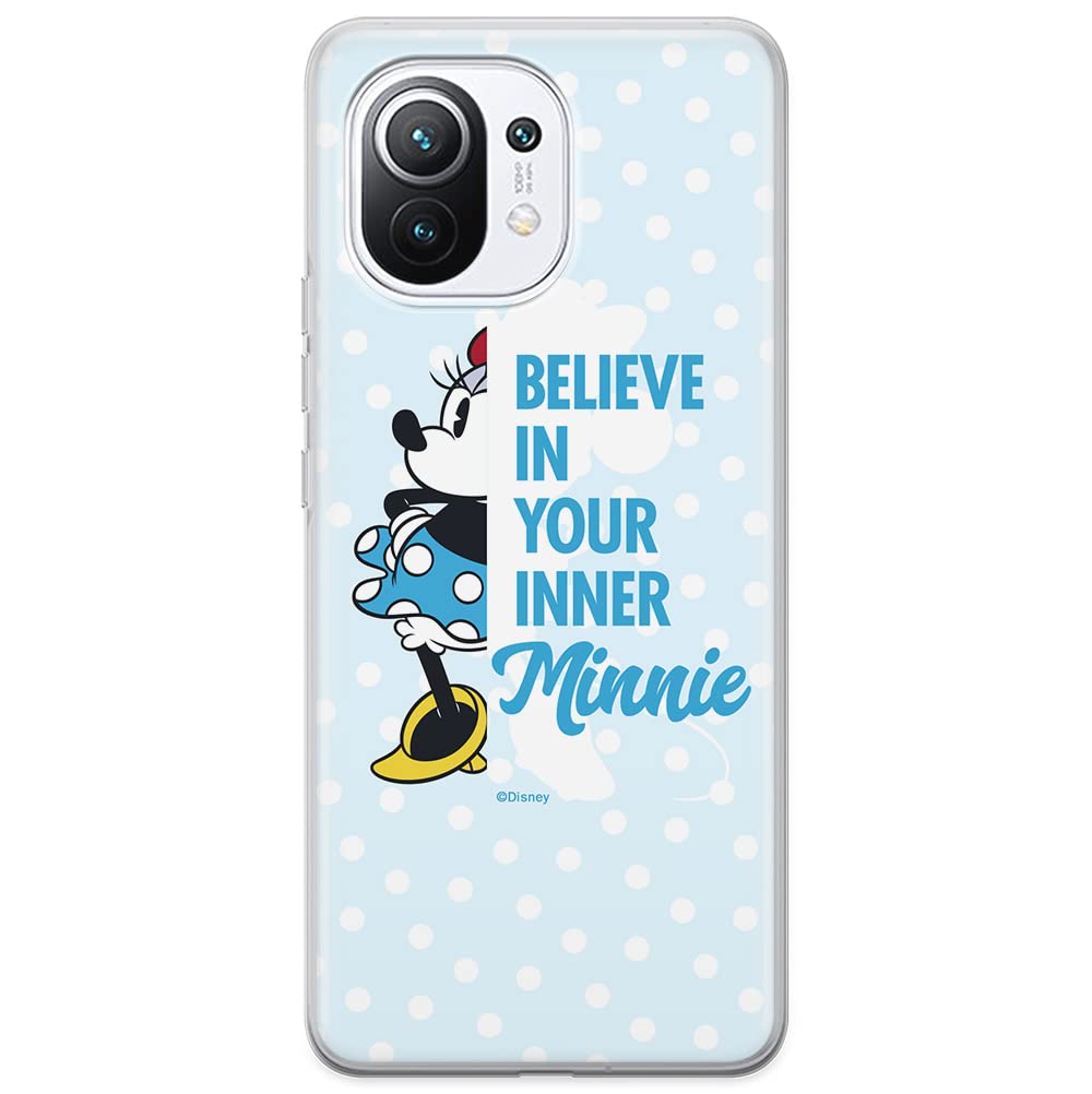 ERT GROUP mobile phone case for Xiaomi 11 original and officially Licensed Disney pattern Minnie 047 optimally adapted to the shape of the mobile phone, case made of TPU — image 1