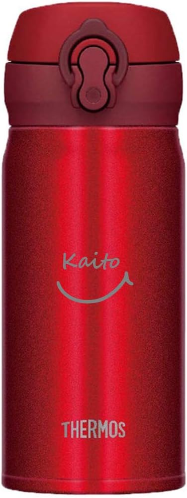 Amazon 名入れ サーモス 水筒 350ml Jnl 354 真空断熱ケータイマグ 0 35l ワンタッチオープンタイプ 名前入れ C メタリックレッド 水筒 マグボトル オンライン通販