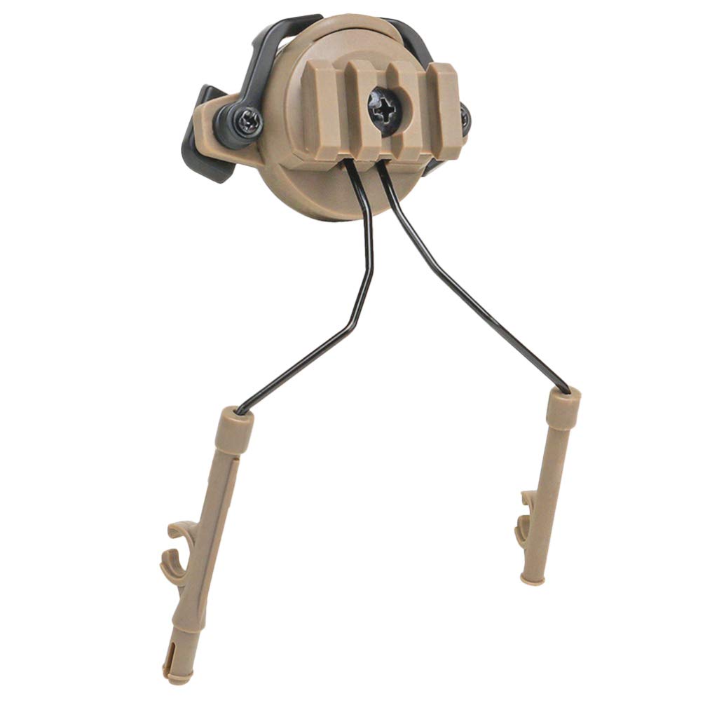 BESPORTBLE Rotary Helmet Accessory Headset for 19-21mm Guide Rails Outdoor Helmet Parts
