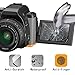 debous Screen Protector Compatible Sony A7 III ILCE-7m3 Alpha 7III A7S II III A7R II III IV,Anti-Scratch Tempered Glass Hard Protective Shield (4pack)