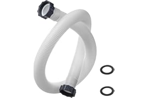 SCONVA 1.5" Diameter 29060E Pool Pump Replacement Hose for Intex Filter Pumps Sand Pump & Saltwater Systems - 59" Long(1 Pack)
