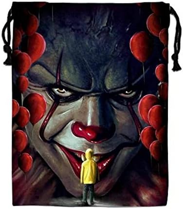 Clown 3D Print Drawstring Bag Sport Bag Gym Bag with Pattern Printing on 2 Sides