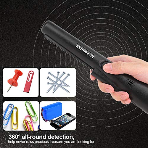Metal Detector, Portable High Sensitivity Handheld Metal Detector Security Detector Pinpointer Metal Gold Seeking Tool