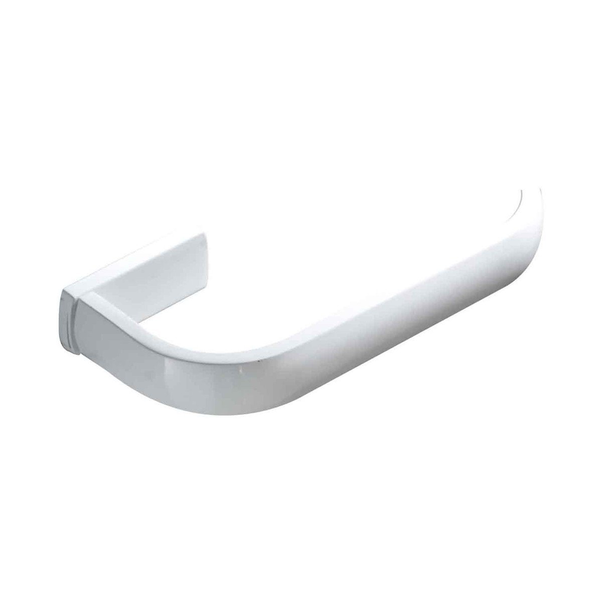 Aothpher Toilet Roll Holder Wall Mounted Brass Tissue Holder for Bathroom White Toilet Paper Holder