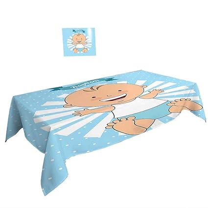 Amazon Com Warm Family Rectangular Polyester Tablecloth Baptism