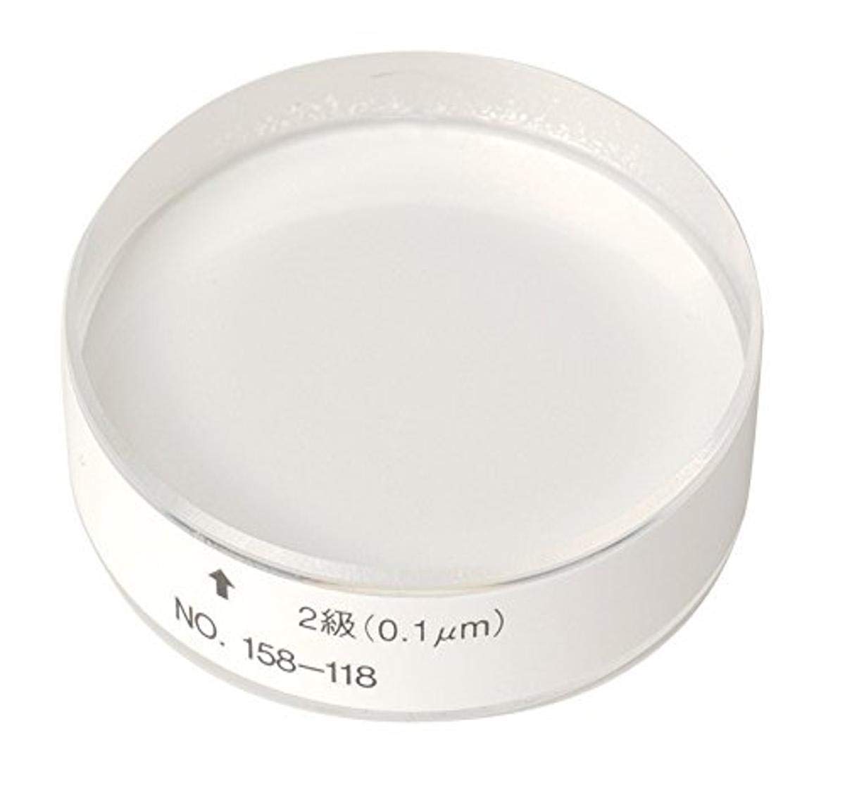 Mitutoyo 158-118 Optical Flat, 45 mm Diameter