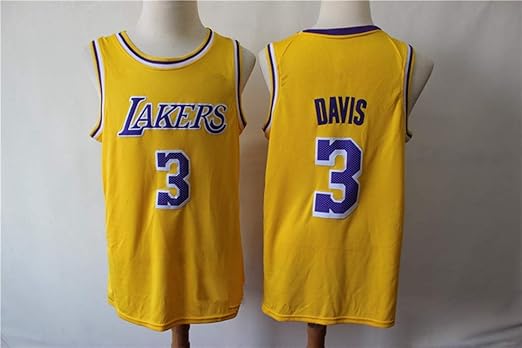 ZXY-FZLF Camiseta De Los Lakers # 3 Davis Baloncesto Ropa ...