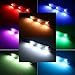 LYLLA 10 Pcs Motorcycle LED Light Kit Multi-Color Accent Glow Neon Strips Lights with Remote Controller Switch for Polaris Slingshot Harley Davidson Honda Suzuki BMW