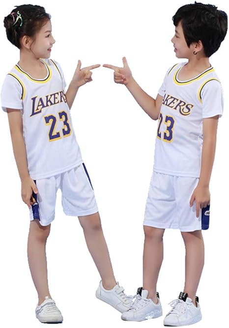 equipacion baloncesto niño lakers